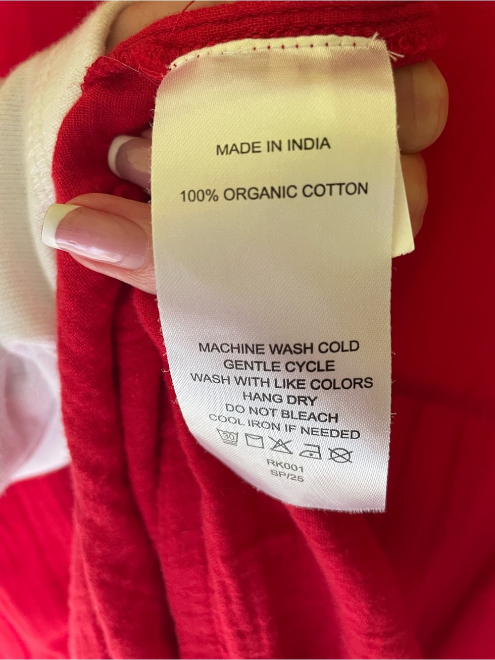 Quince Red V-Neck Sleeveless Maxi Dress - Picture 5 of 5
